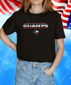 Houston From 3-13-1 To Division Champs Tee Shirts