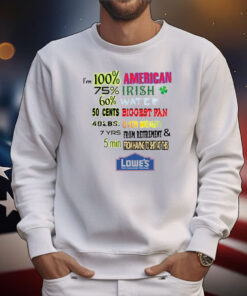 Im 100 American 75 Irish 60 Water 50 Cent Biggest Fan T-Shirts