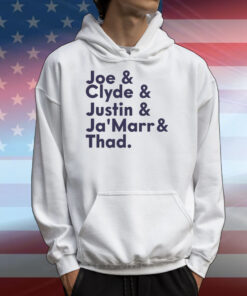 Joe & Clyde & Justin & Ja'marr & Thad New T-Shirts