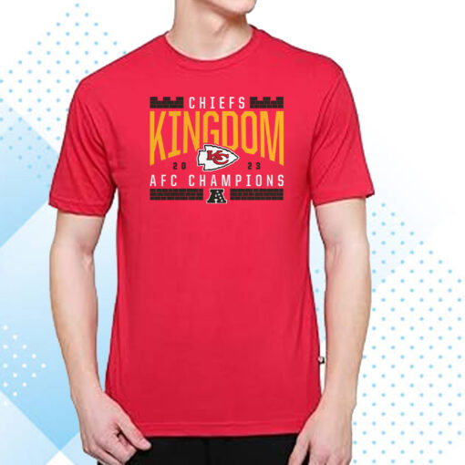 Kansas City Chiefs 2023 Afc Champions Hometown Not Done T-Shirt