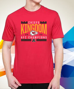 Kansas City Chiefs Kingdom 2023 Afc Champions Not Done T-Shirt