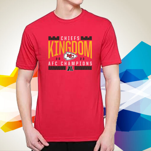 Kansas City Chiefs Kingdom 2023 Afc Champions Not Done T-Shirt