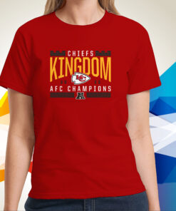 Kansas City Chiefs Kingdom 2023 Afc Champions Not Done T-Shirts