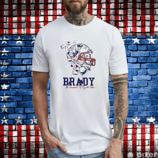 Matthew Slater Tom Brady Patriots Greatest Of All Time T-Shirt
