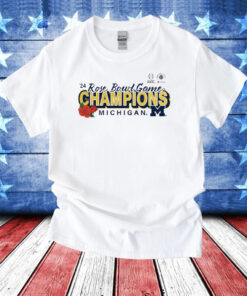 Michigan Rose Bowl Champions 2024 Tee Shirt