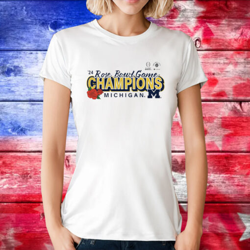 Michigan Rose Bowl Champions 2024 TShirt