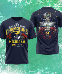 Official Michigan Rose Bowl Champions 2024 T-Shirt