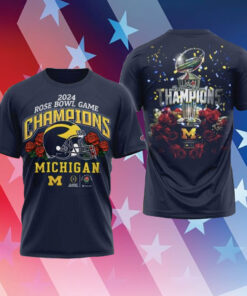 Official Michigan Rose Bowl Champions 2024 T-Shirts