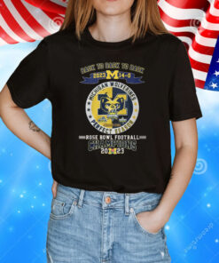 Michigan Wolverines Back To Back To Back 2023 Rose Bowl Football Champions T-Shirt