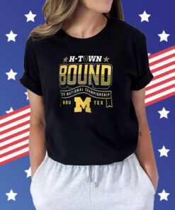 Michigan Wolverines Jordan Brand College Football Playoff 2024 National Championship Game Shirt