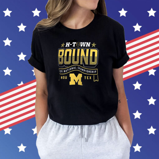 Michigan Wolverines Jordan Brand College Football Playoff 2024 National Championship Game Shirt