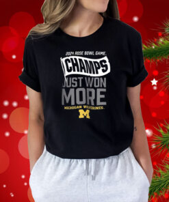 Michigan Wolverines Jordan Brand College Football Playoff 2024 Rose Bowl Champions Locker Room TShirt