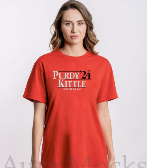 Purdy Kittle 24 San Francisco T-Shirts