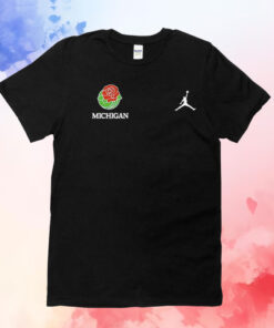 Rose Bowl Michigan Air Jordan Logo T-Shirts