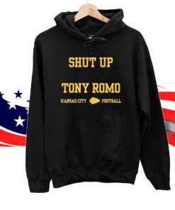 Shut Up Tony Romo Kansas City Football Merch Tee Shirts