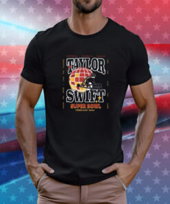 Taylor Super Bowl 2024 Chiefs T-Shirt