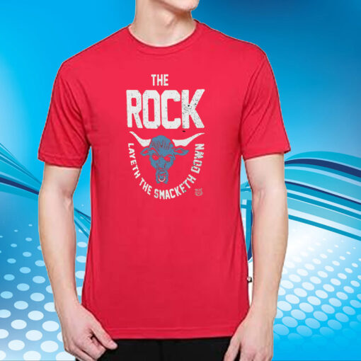 The Rock Ripple Junction Layeth The Smackdown Graphic T-Shirt