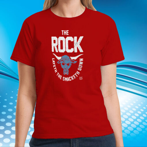The Rock Ripple Junction Layeth The Smackdown Graphic Tee Shirt