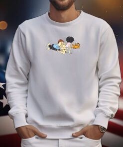 Took It Easy Peach Garfield Tee Shirts