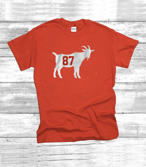 Travis Kelce GOAT 87 Kansas City T-Shirt