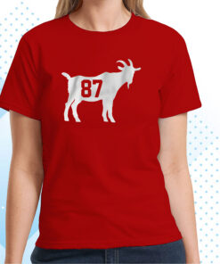 Travis Kelce: GOAT 87 Tee Shirt