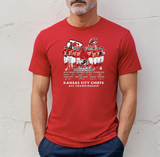 Chiefs 2023 AFC Championship Signature Shirt