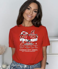Chiefs 2023 AFC Championship Signature Shirt