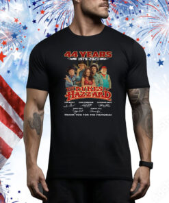 45 Years 1979 – 2024 The Dukes Of Hazzard Thank You For The Memories Hoodie Shirt