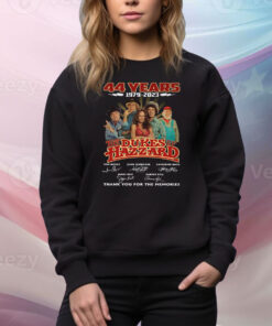 45 Years 1979 – 2024 The Dukes Of Hazzard Thank You For The Memories Hoodie TShirt