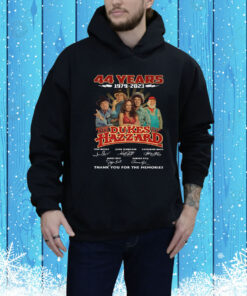 45 Years 1979 – 2024 The Dukes Of Hazzard Thank You For The Memories Hoodie Shirt