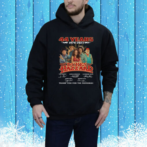 45 Years 1979 – 2024 The Dukes Of Hazzard Thank You For The Memories Hoodie Shirt