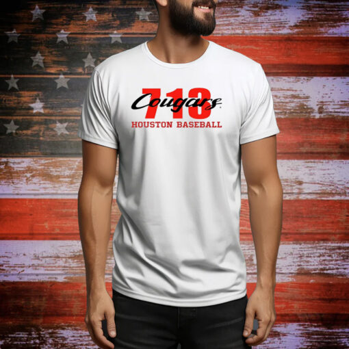 713 Cougars Houston Baseball Hoodie Tee Shirts