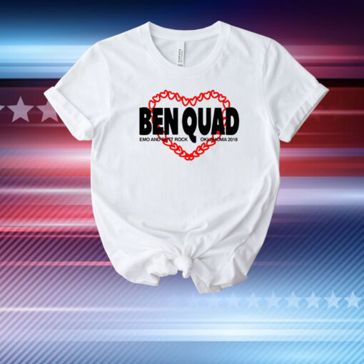 Ben Quad Dog Hearts T-Shirt