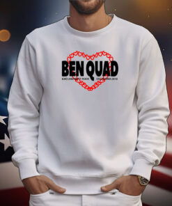 Ben Quad Dog Hearts Tee Shirt