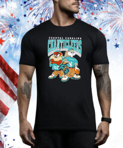 Bugs Bunny And Taz Coastal Carolina Chanticleers Hoodie Shirts