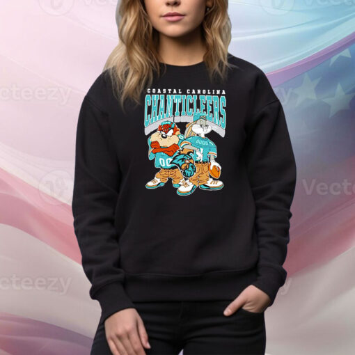 Bugs Bunny And Taz Coastal Carolina Chanticleers Hoodie TShirts