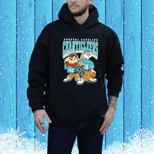 Bugs Bunny And Taz Coastal Carolina Chanticleers Hoodie Shirt