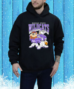 Bugs Bunny And Taz Kansas State Wildcats Hoodie Shirt