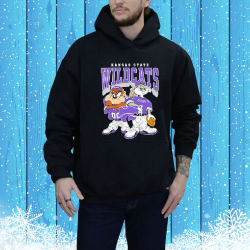 Bugs Bunny And Taz Kansas State Wildcats Hoodie Shirt