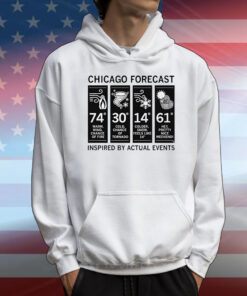 Chicago Forecast Inspired By Actual Events T-Shirts