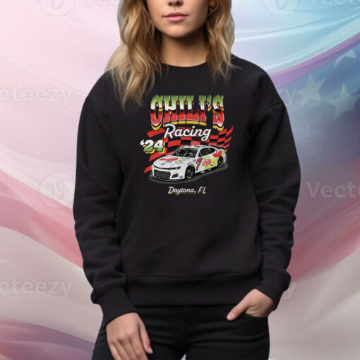 Chili’s Racing ’24 Daytona Hoodie Shirts