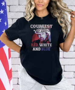 Courtesy Of The Red White And Blue Razor Wire Toby Keith Tribute T-Shirt