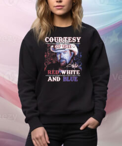 Courtesy Of The Red White And Blue Toby Keith Hoodie Tee Shirt