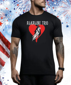 Heart Swept Alkaline Trio Hoodie Shirt