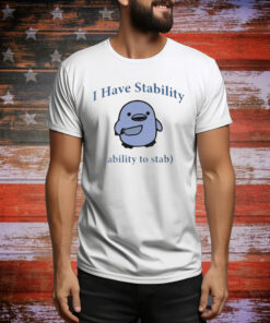 I Have Stability Ability To Stab Hoodie TShirt