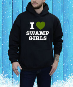 I Love Swamp Girls Hoodie Shirt