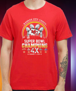 Kansas City Chiefs Super Bowl Champions 4x February 11 2024 Hoodie Shirt