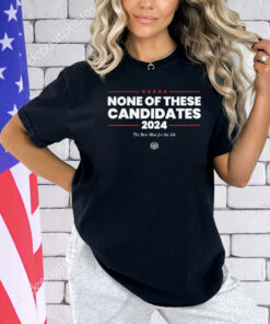 Kyle Mann None Of These Candidates Shirt