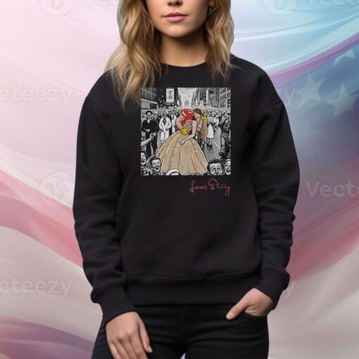 Love Story Travis Kelce Kiss Taylor Swift Hoodie TShirts