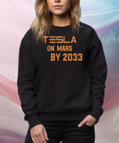 Musk Tesla On Mars By 2033 Hoodie TShirts